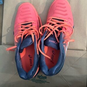 Pink orange blue ASICS
